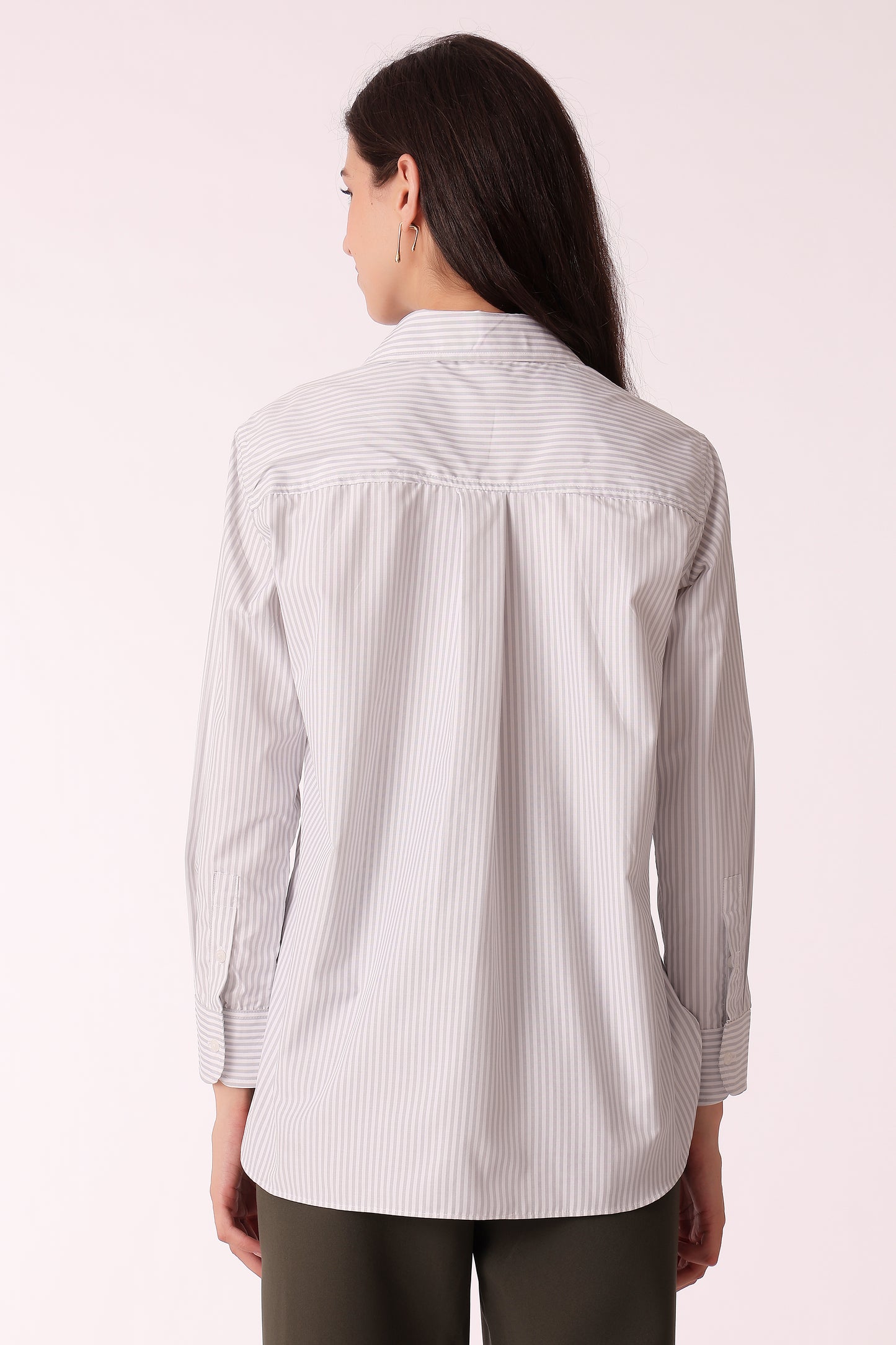 western relaxed casual stripe shirts - extra image 2