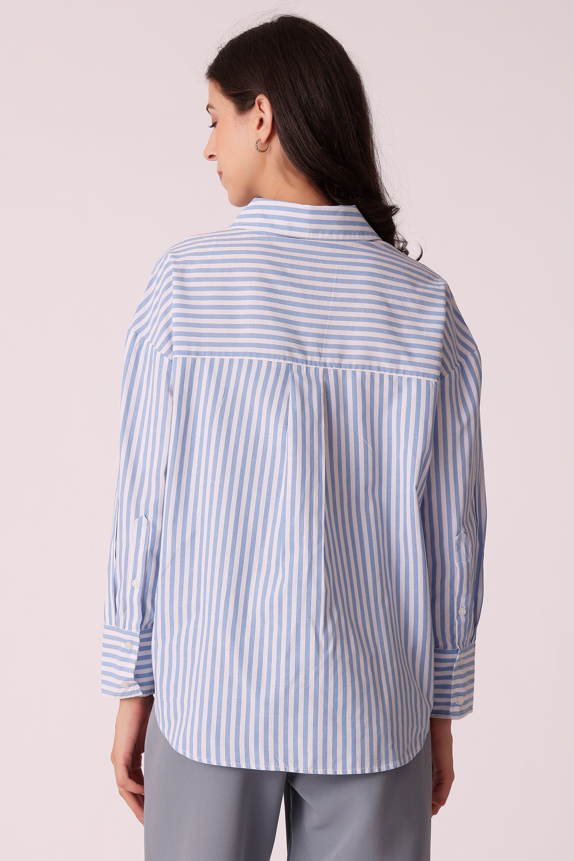 western oversized casual stripe shirts - extra image 2