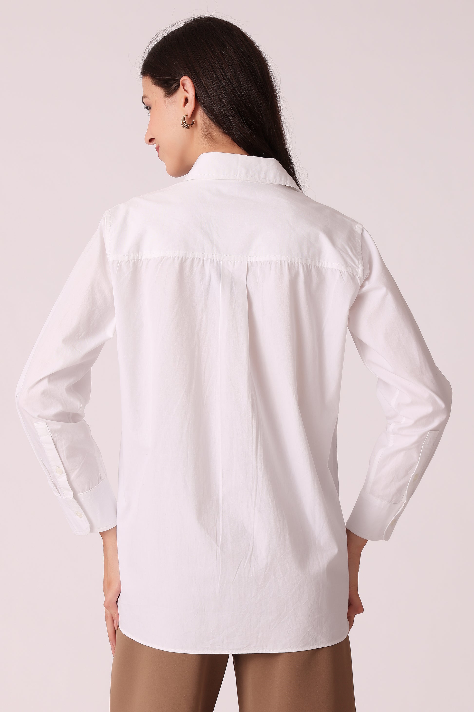 western relaxed casual solid shirts - extra image 2
