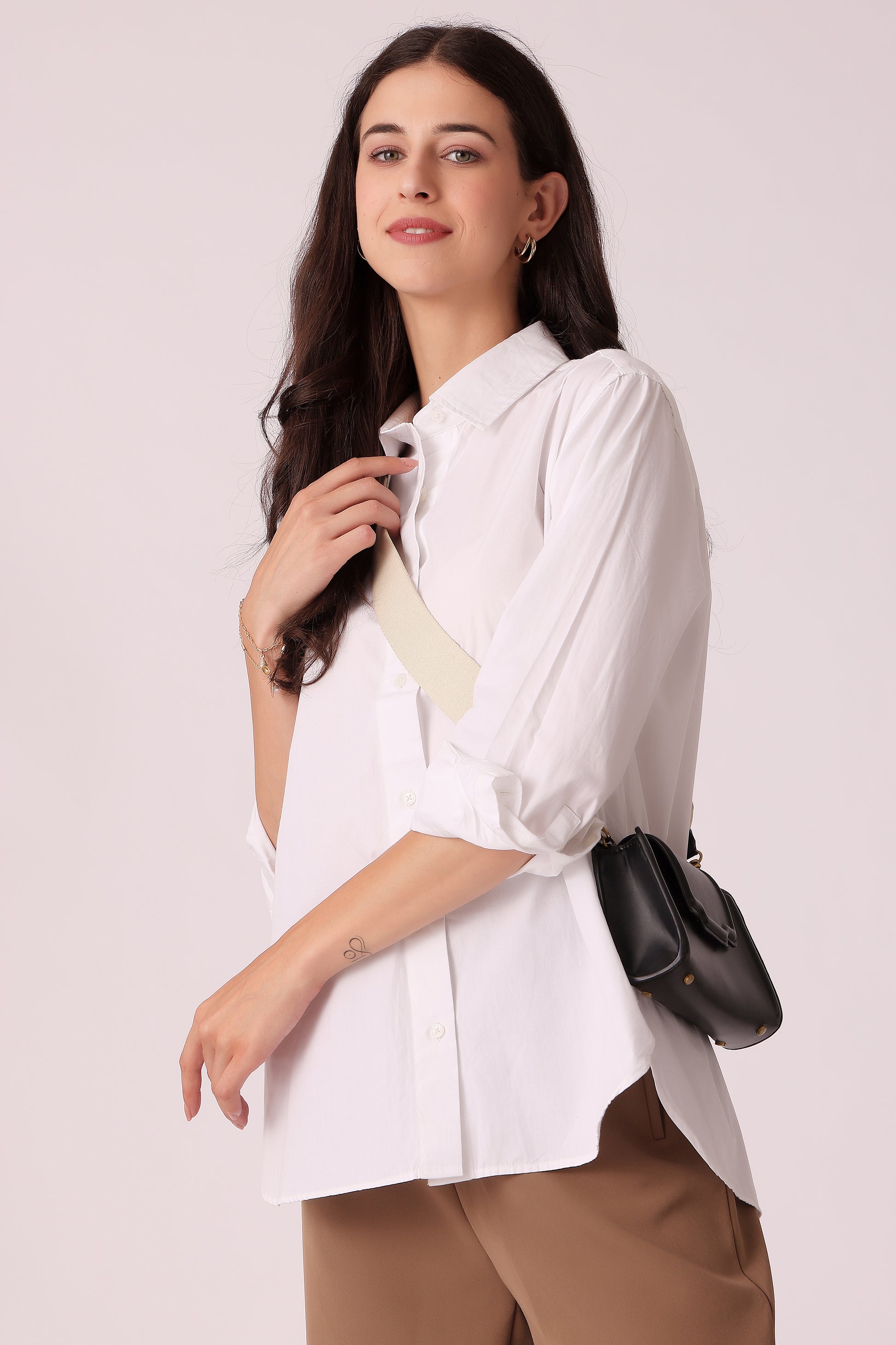 western relaxed casual solid shirts - extra image 3