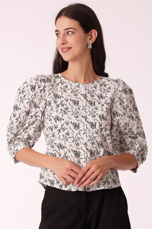 western regular casual printed shirts - White