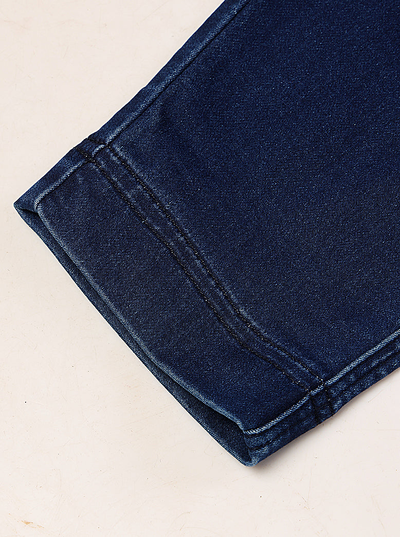 western tapered fit casual solid jeans - extra image 5