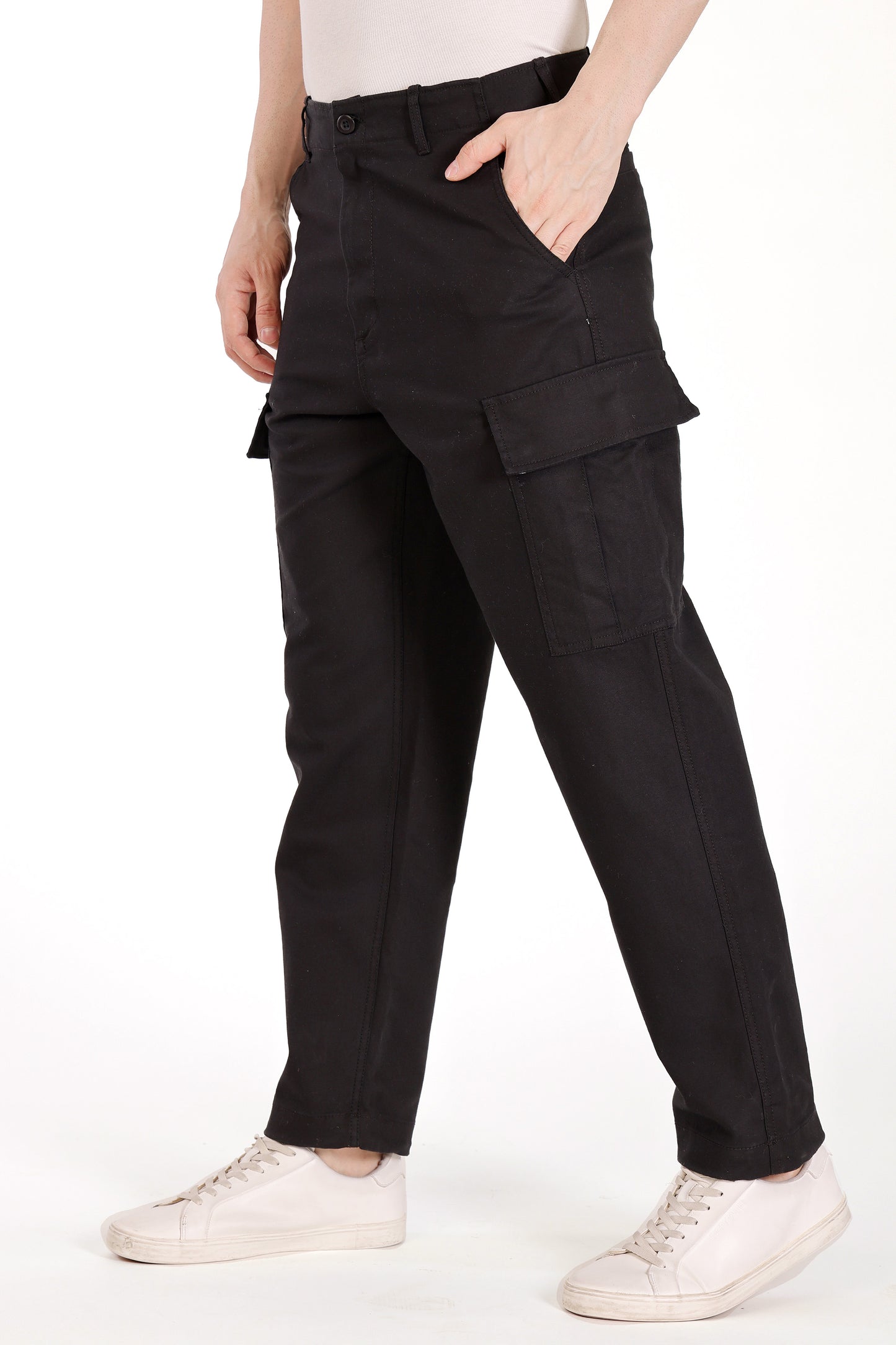 Mens Relaxed Straight Fit Cargo Pant - extra image 2
