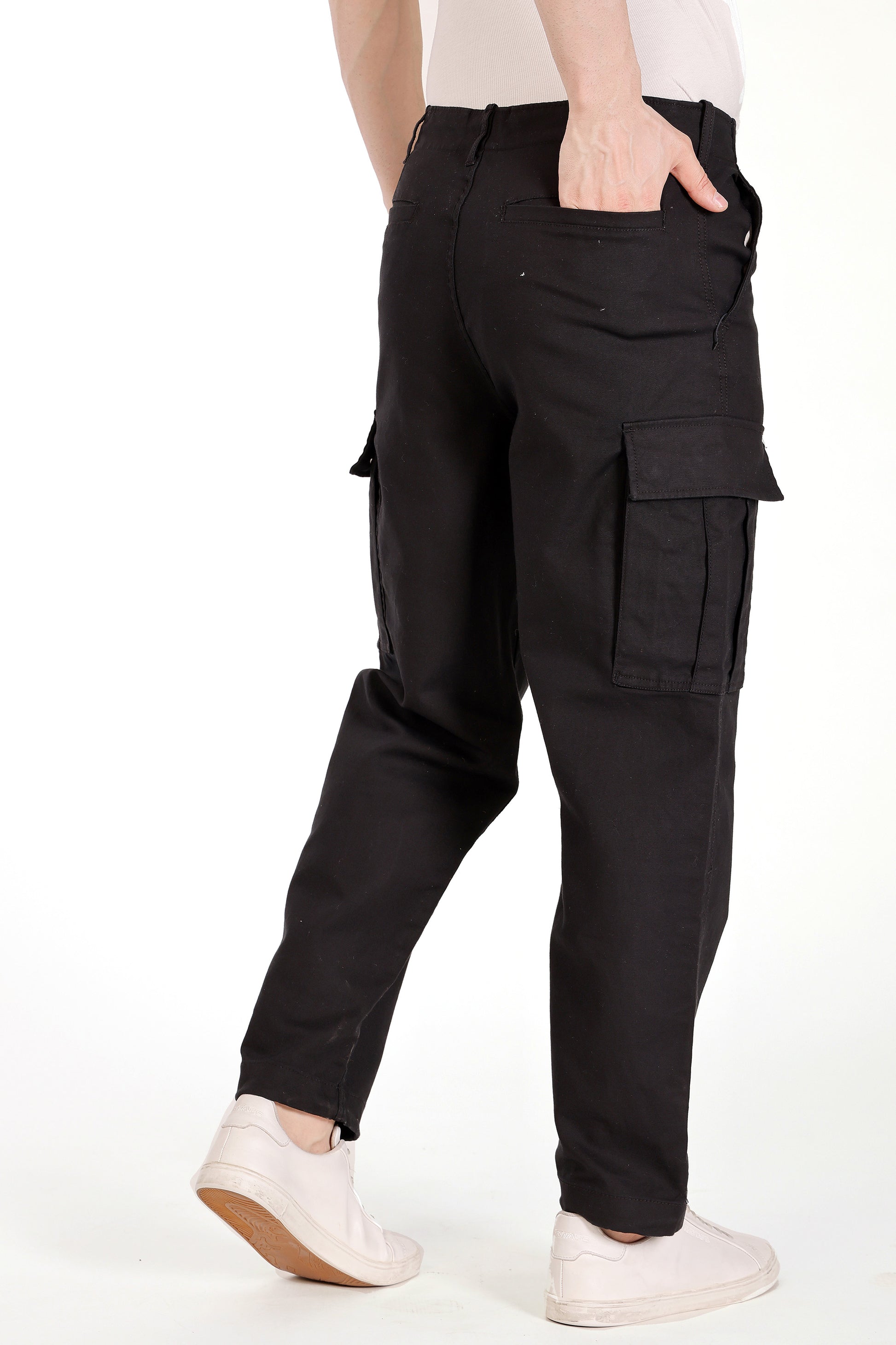 Mens Relaxed Straight Fit Cargo Pant - extra image 5