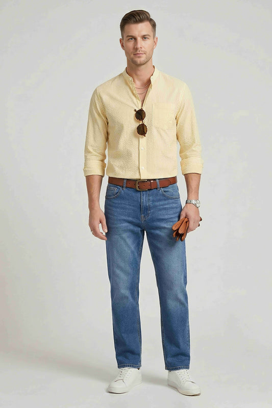 Men'S Casual Slim Fit Jeans