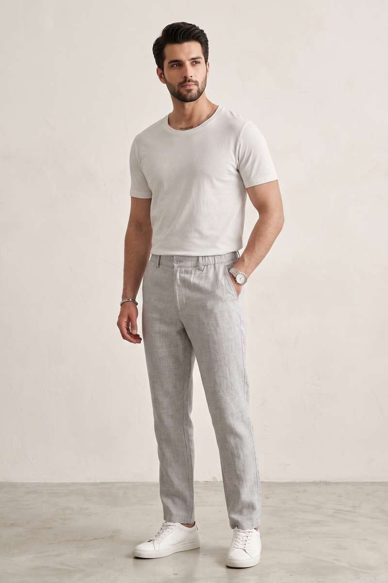 Men's Pure Linen Easy Pant - extra image 2