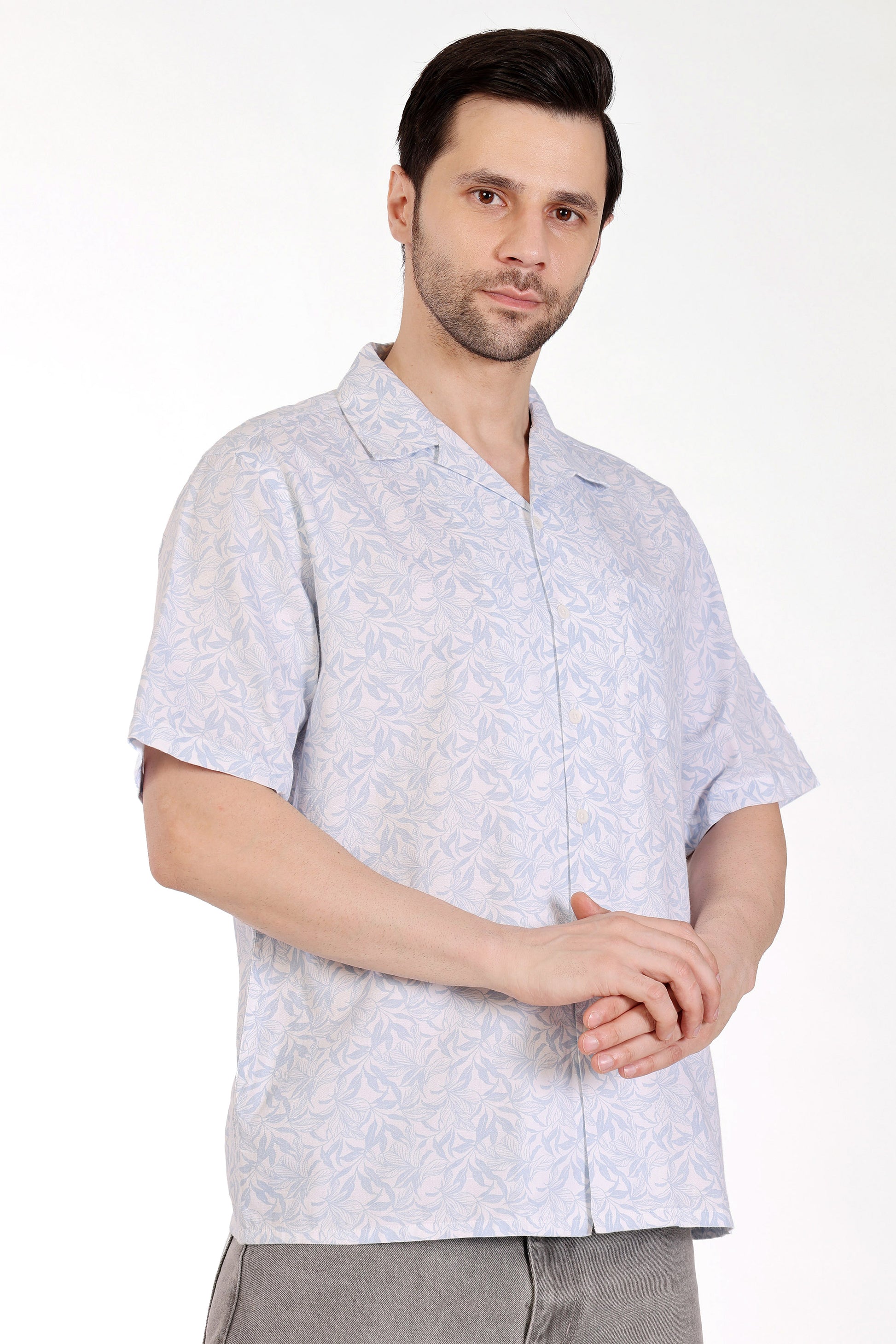 Mens Oversized Resort collar Shirt - extra image 2