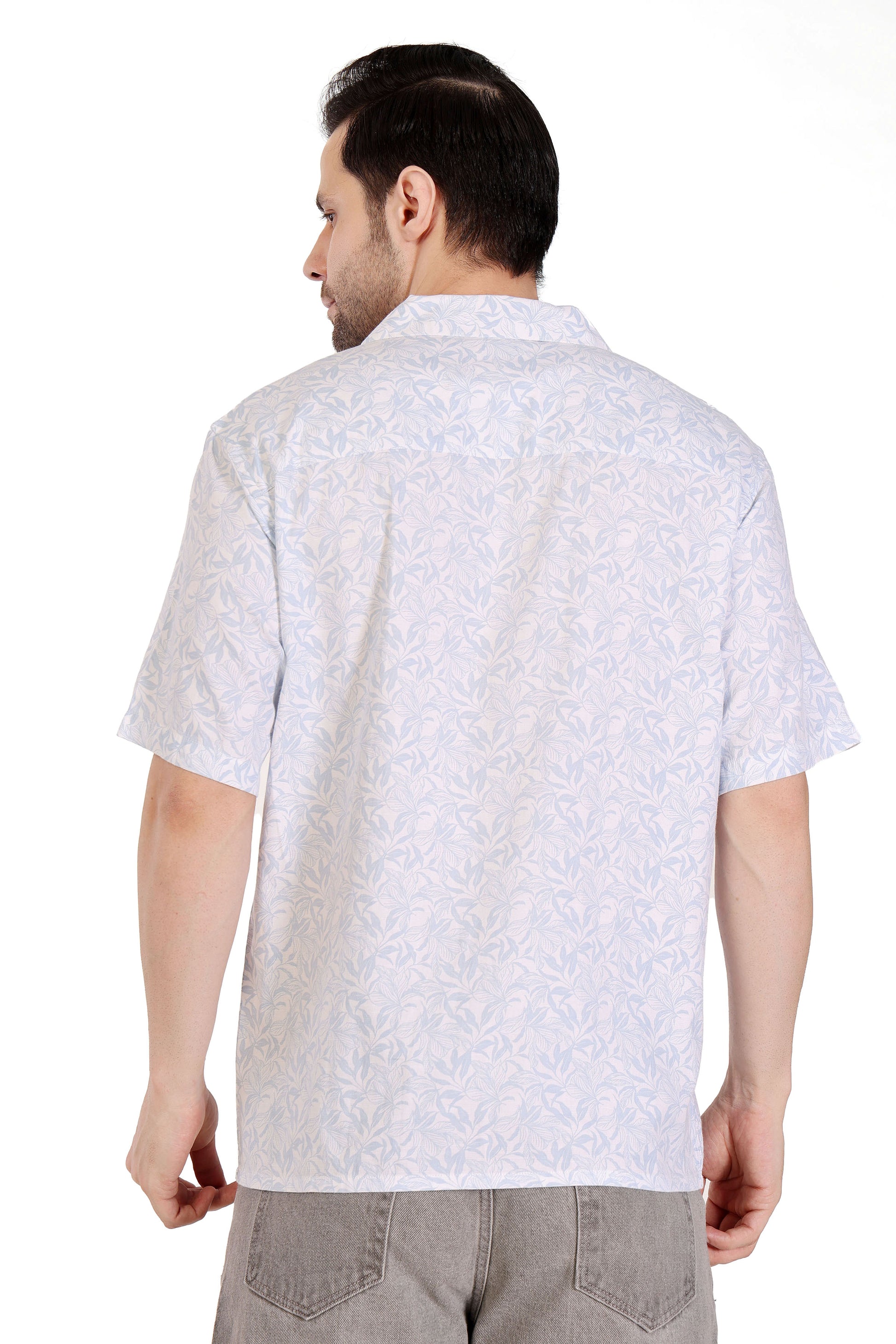 Mens Oversized Resort collar Shirt - extra image 5