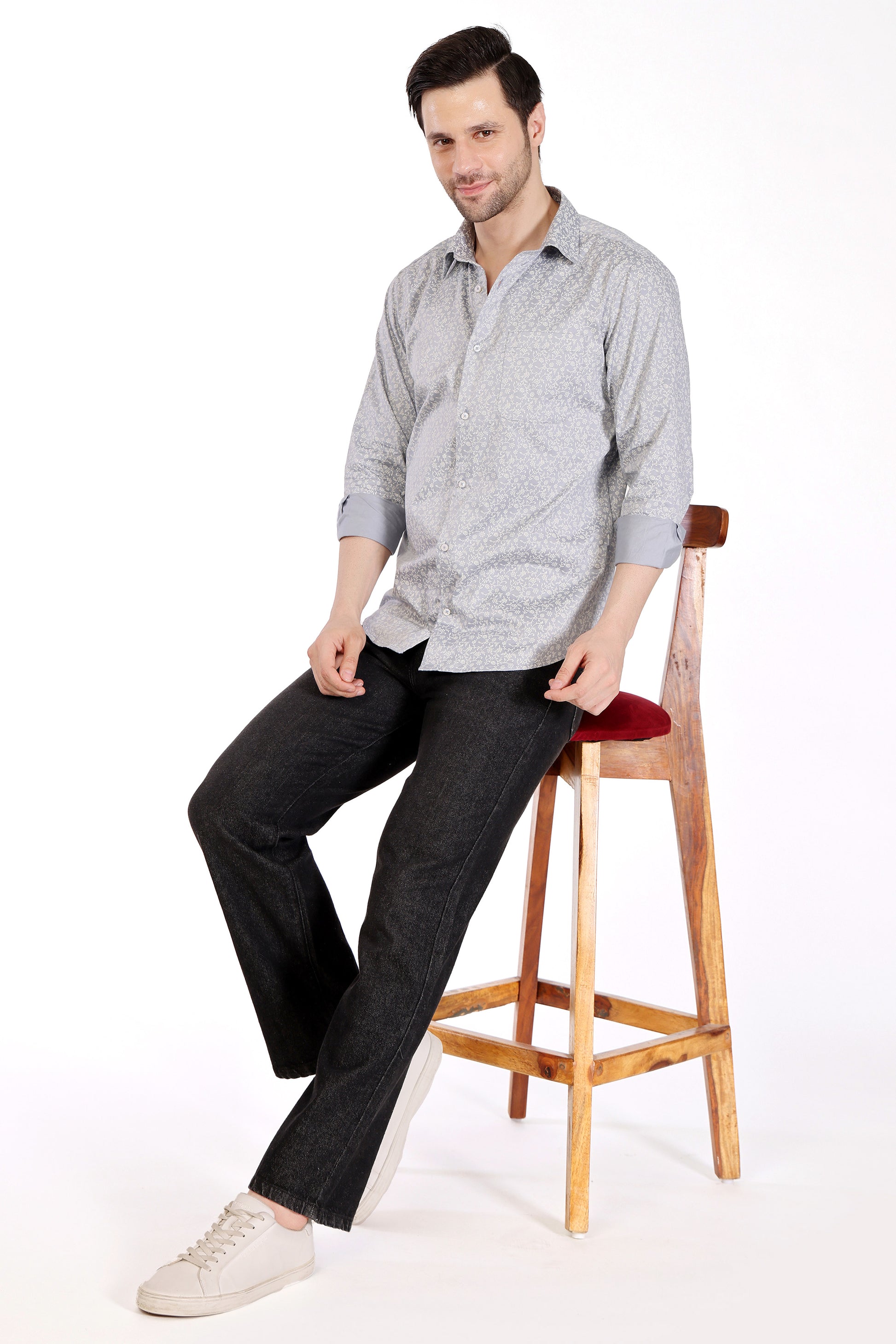 Mens Formal All over print Shirt - extra image 4