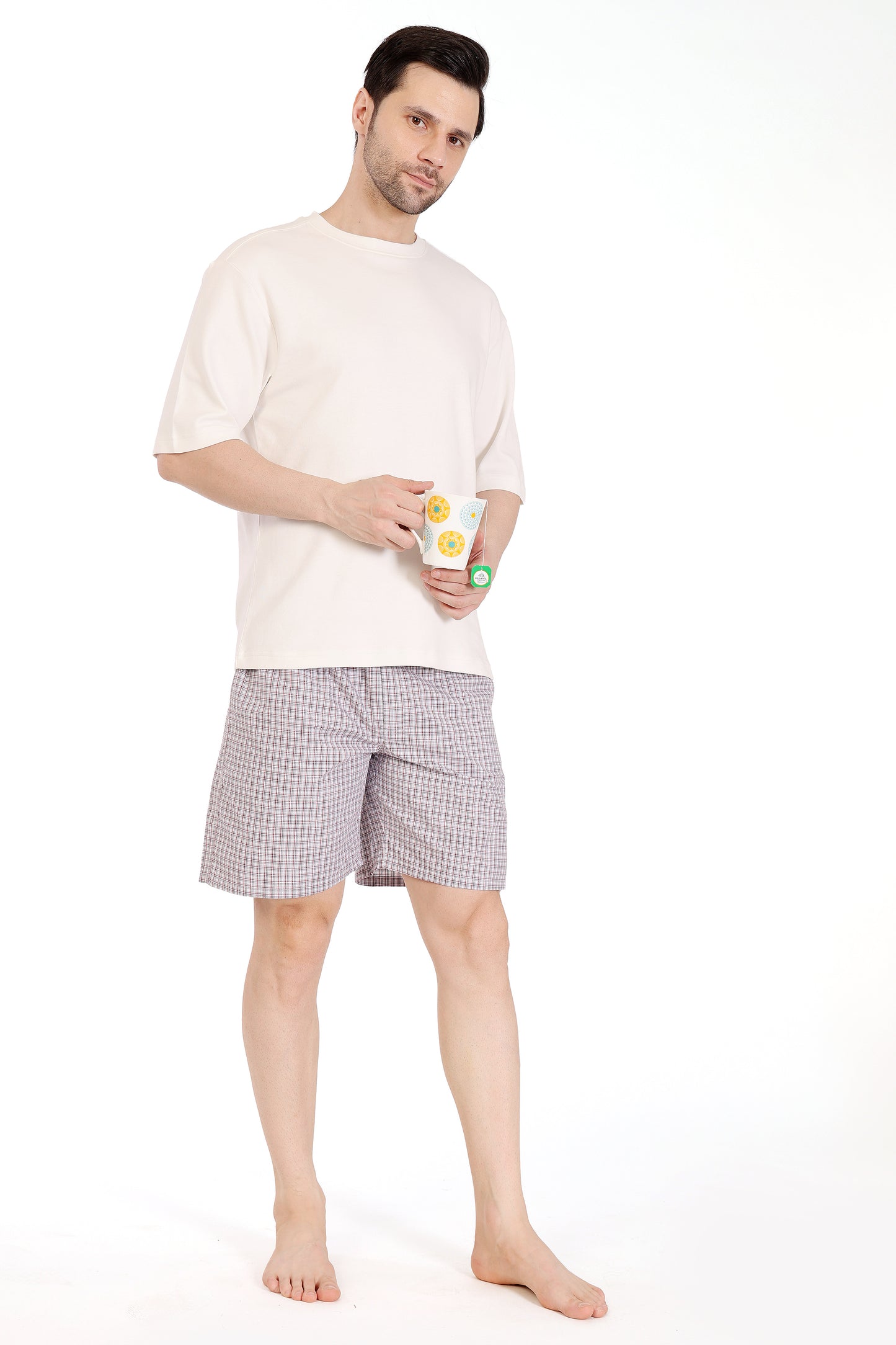 Mens Casual checks Boxer - extra image 4