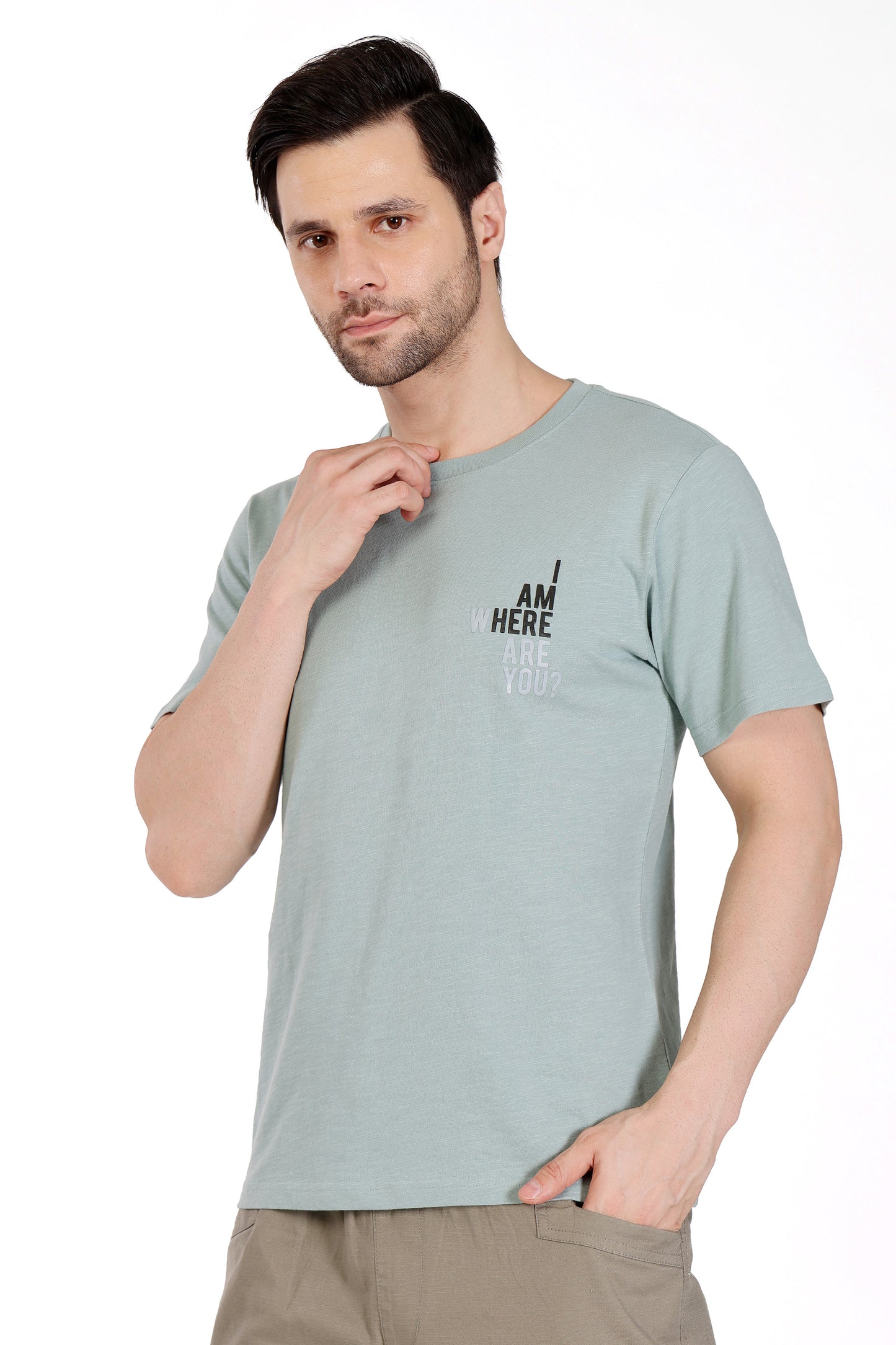 Mens Cotton Slub Graphic Tshirt - extra image 2