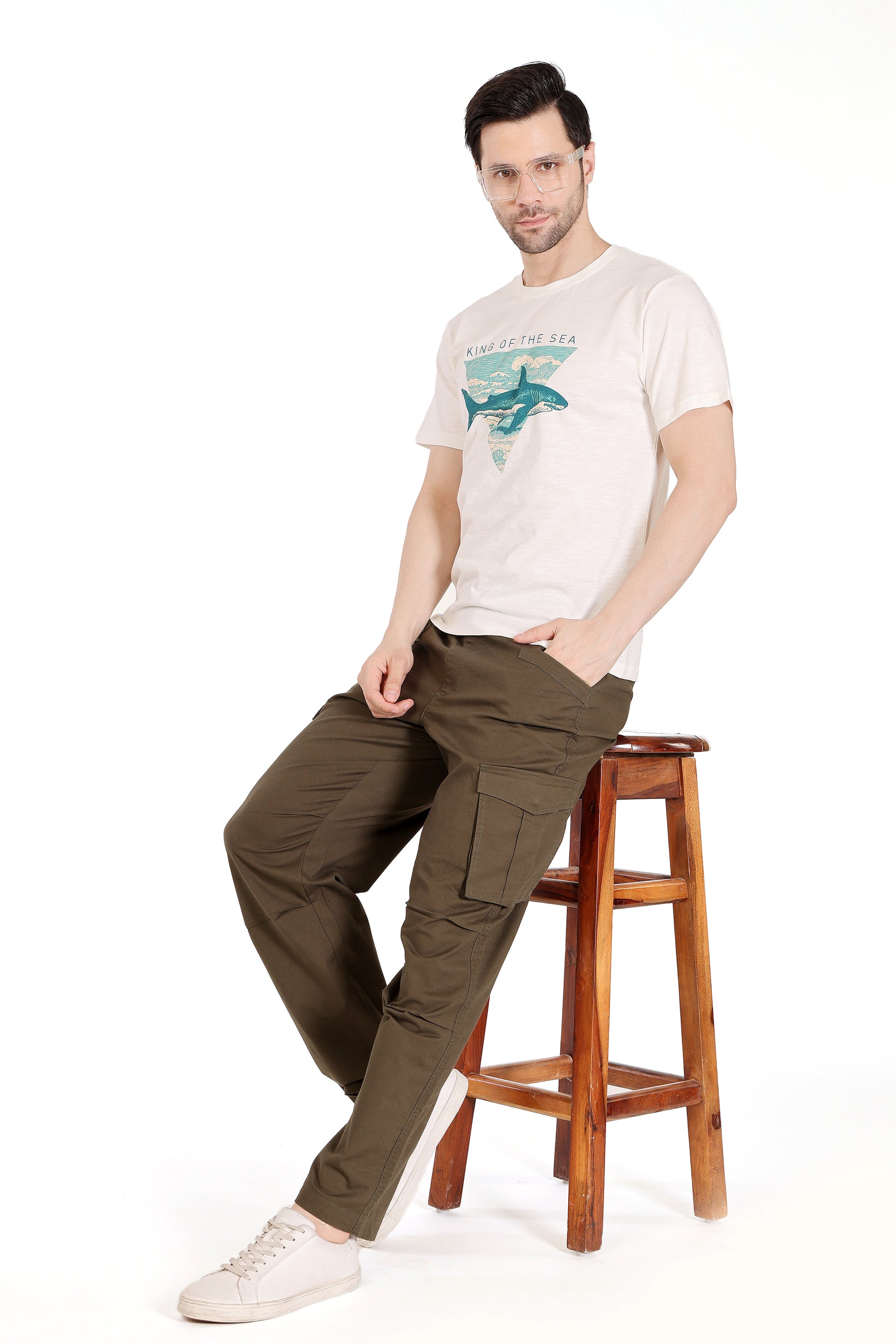 Mens Cotton Slub Graphic Tshirt - extra image 4