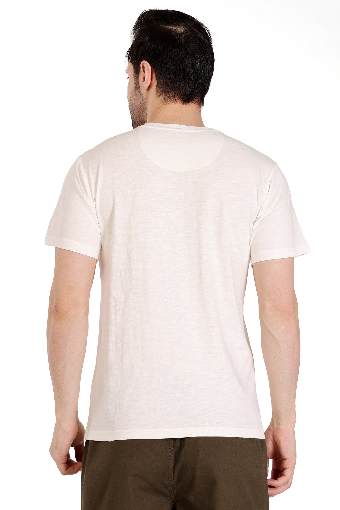 Mens Cotton Slub Graphic Tshirt - extra image 5