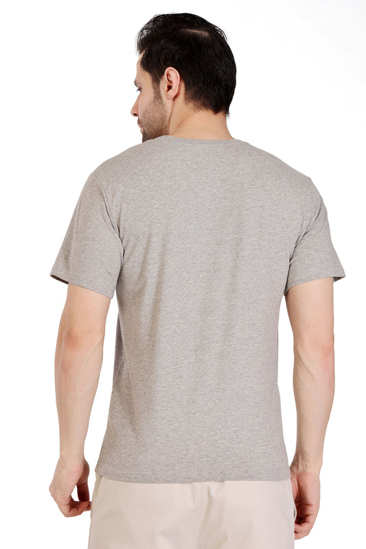 Mens Cotton Lycra Solid Tshirt - extra image 5