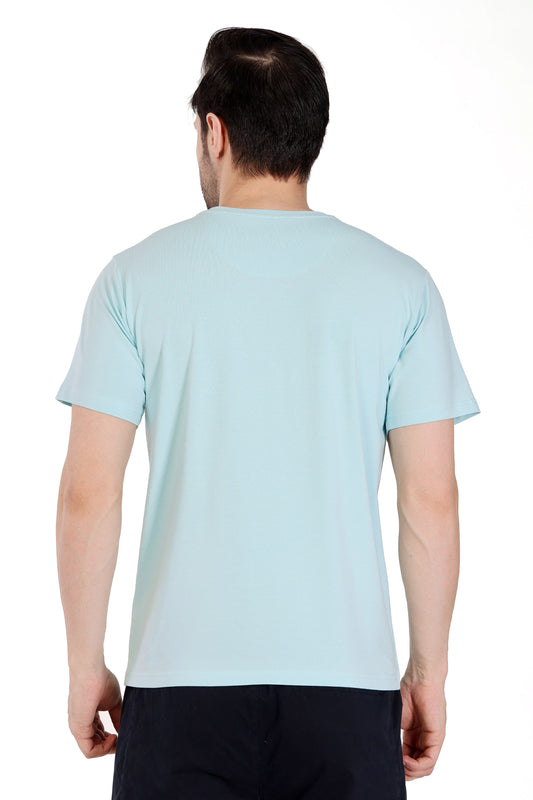 Mens Cotton Lycra Solid Tshirt - extra image 5