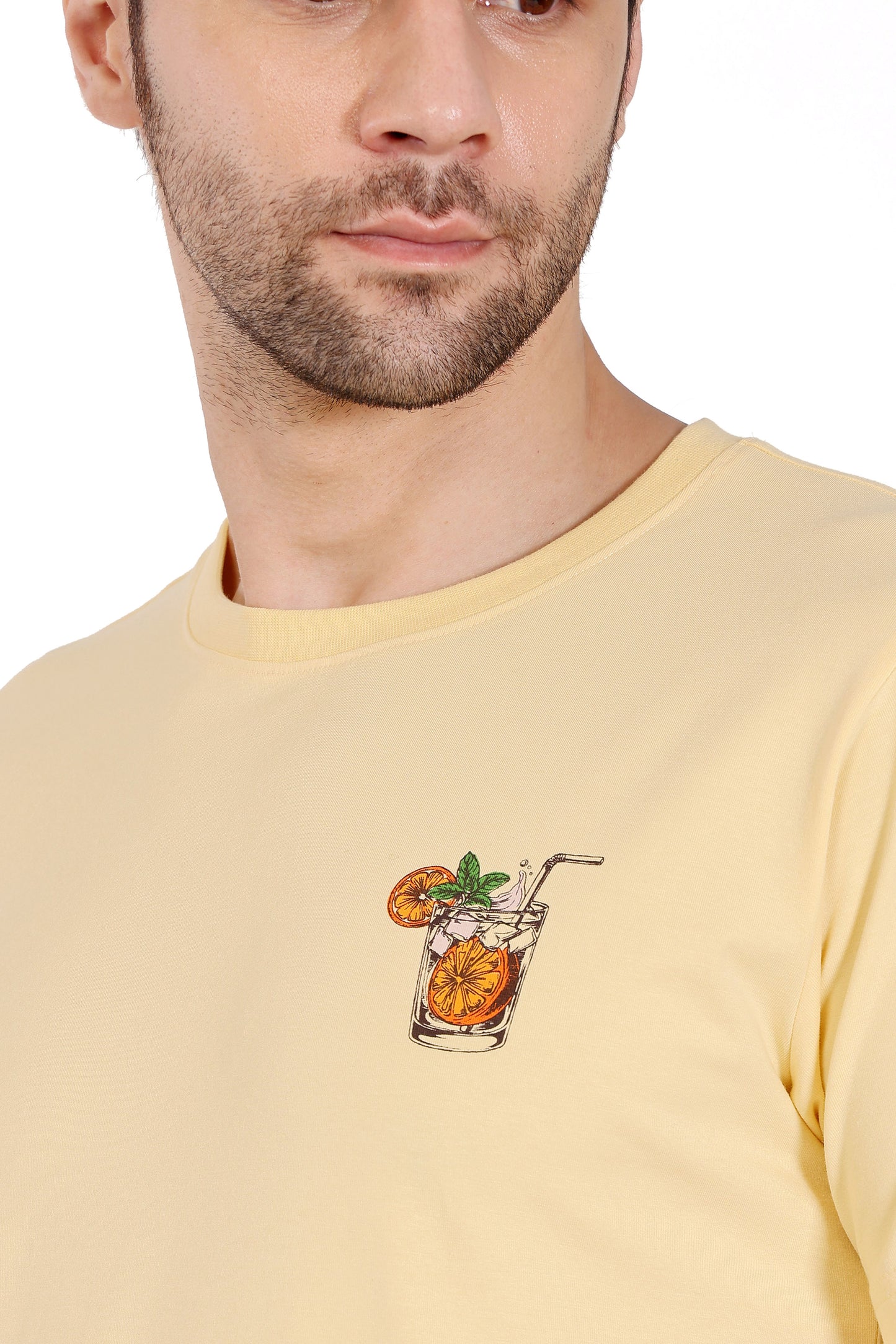Mens Cotton Lycra Graphic Tshirt - extra image 3