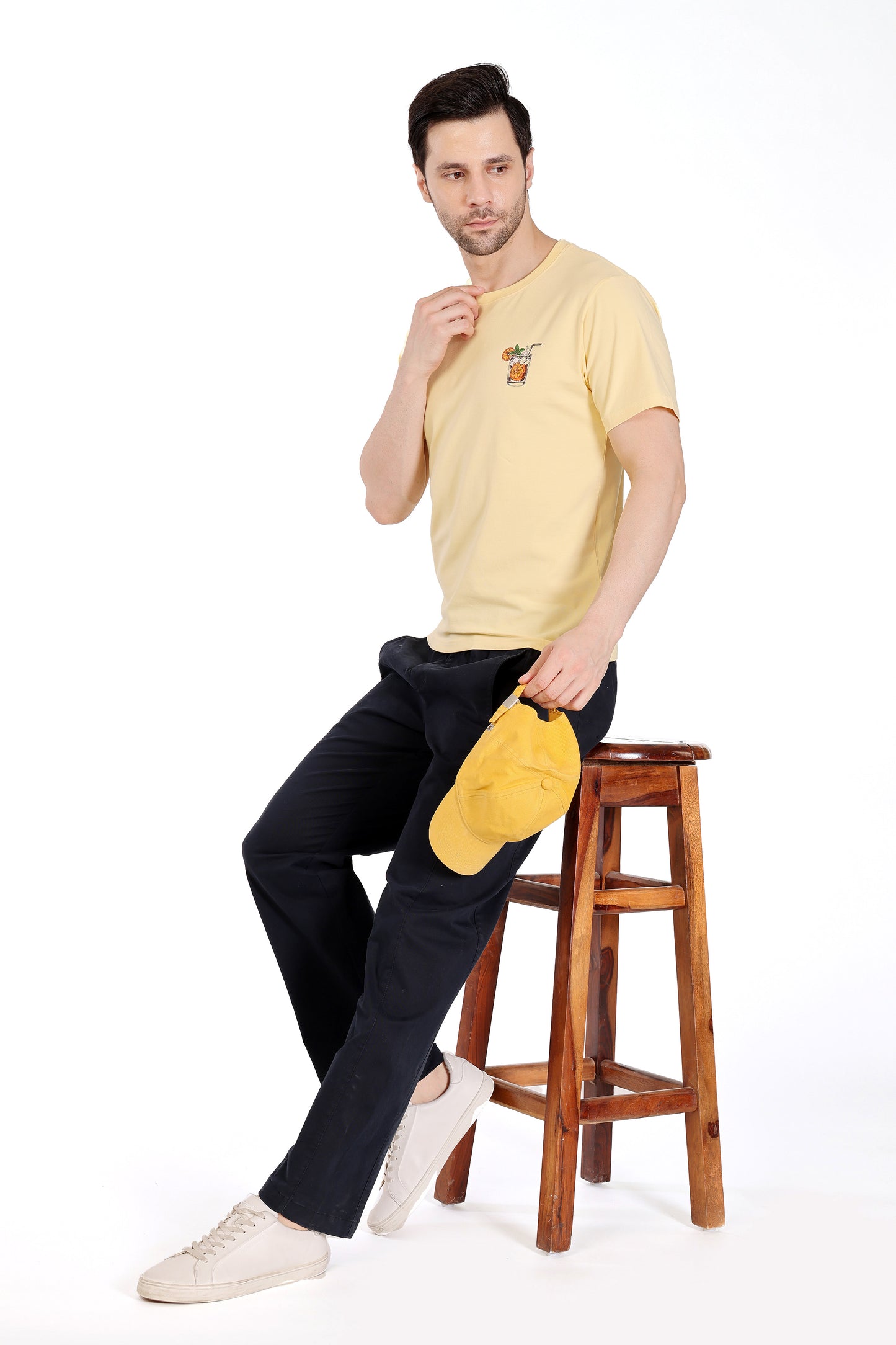 Mens Cotton Lycra Graphic Tshirt - extra image 4