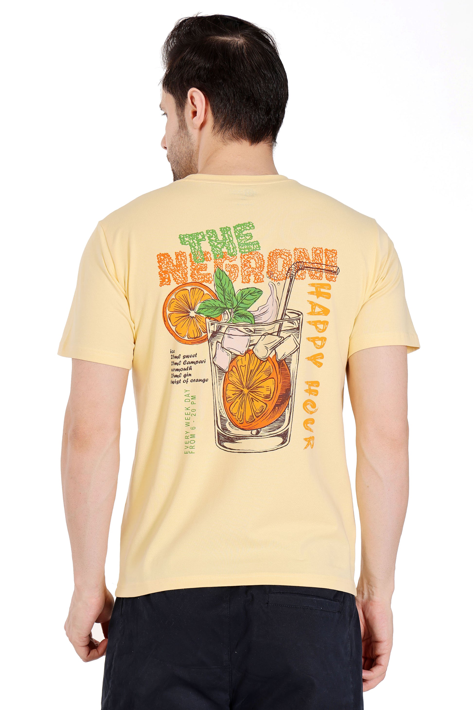 Mens Cotton Lycra Graphic Tshirt - extra image 5