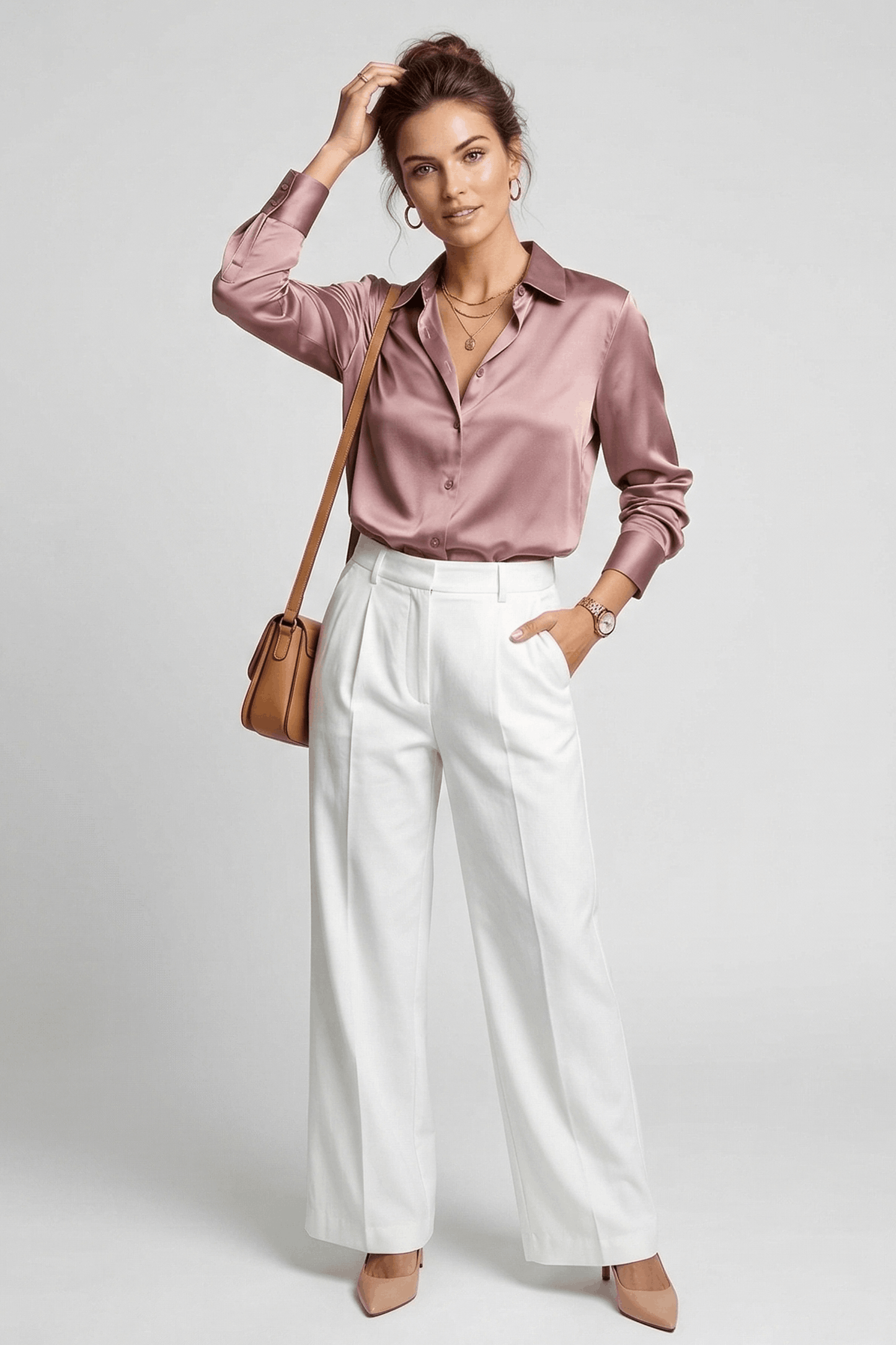 Straight Fit Pant - White