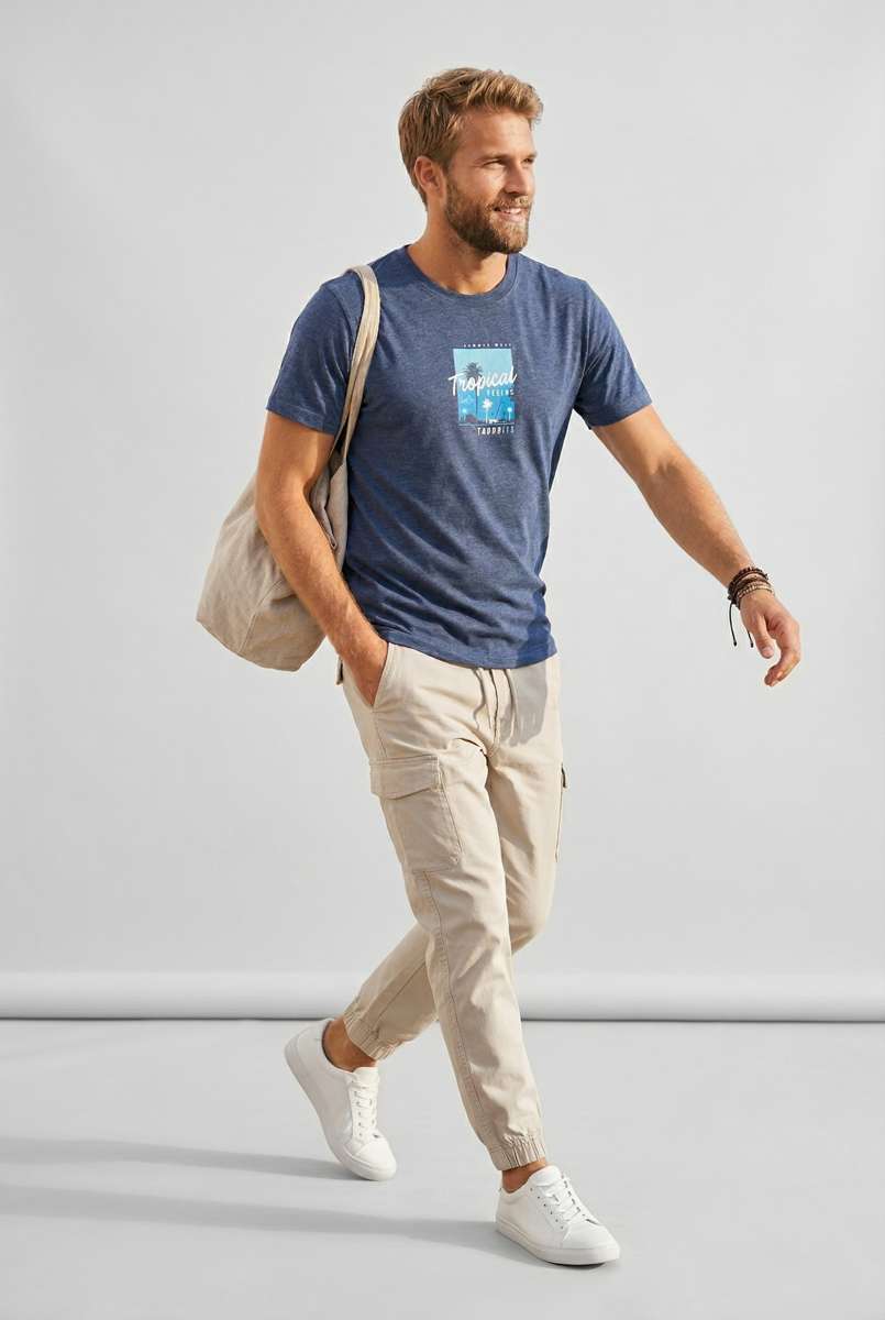 Men's True Melange Graphic Tshirts - extra image 2