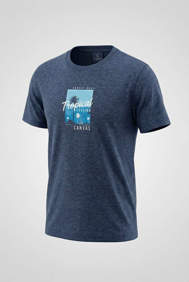 Men's True Melange Graphic Tshirts - extra image 3