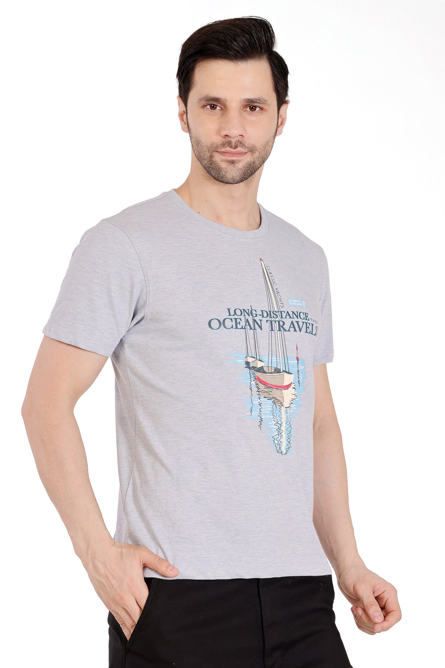 Mens True Melange Graphic Tshirt - extra image 2