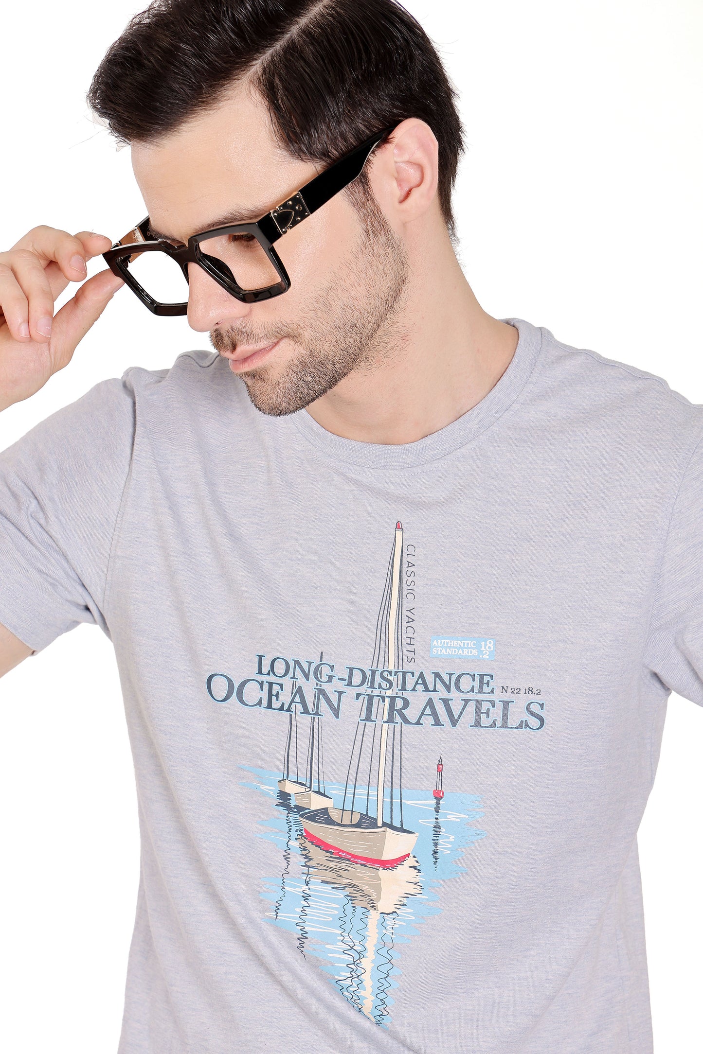 Mens True Melange Graphic Tshirt - extra image 3