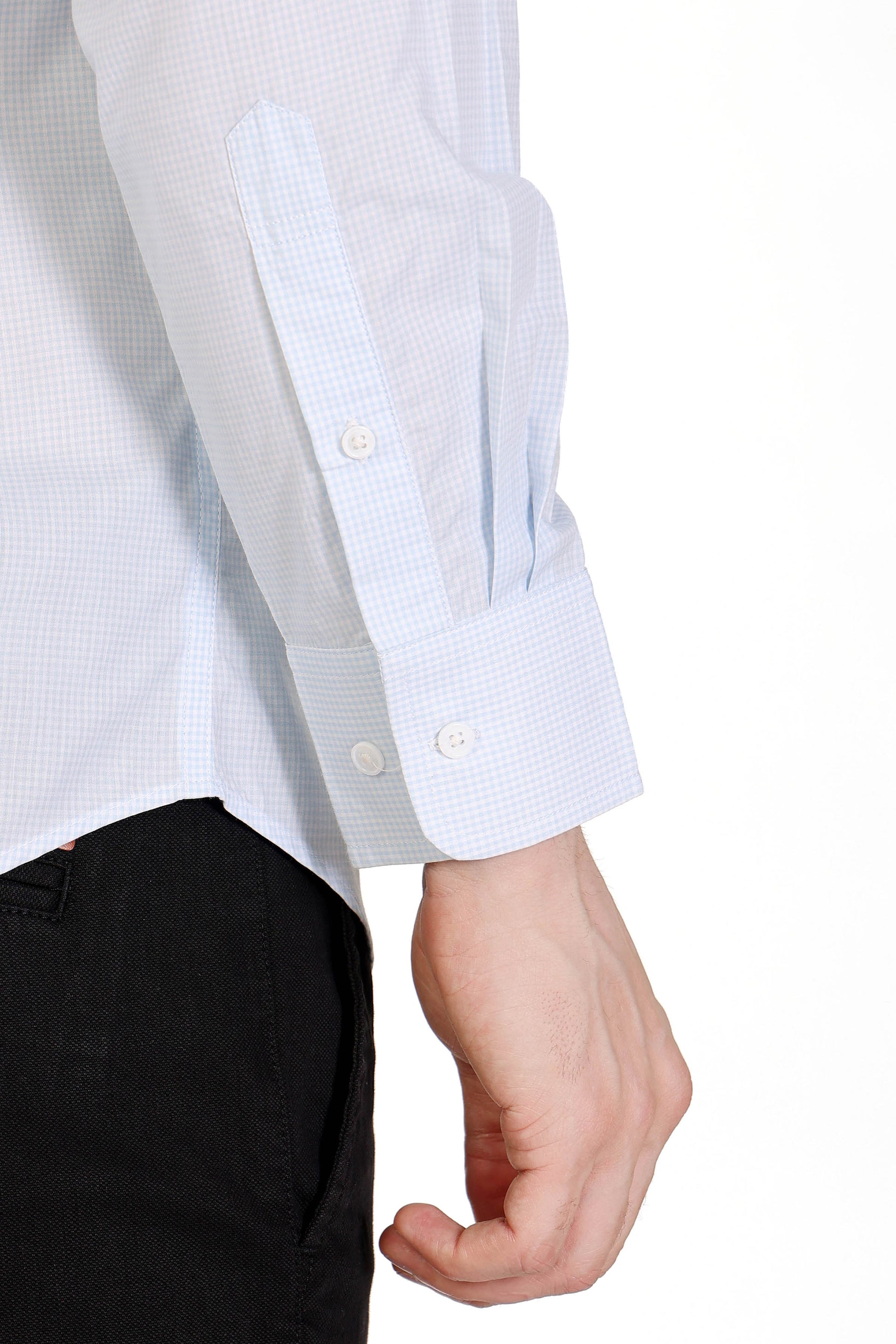 Mens Tencel checks Shirt - extra image 3