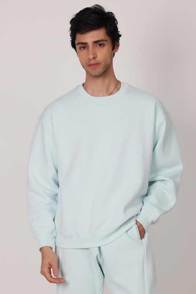 Mens Sweatshirts - Ice Blue