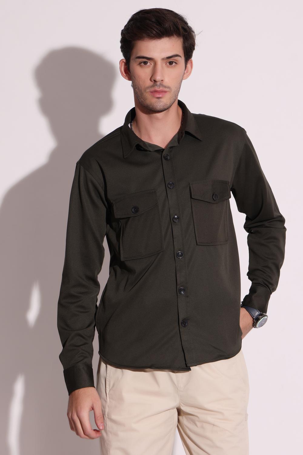 Mens Shirt - Olive