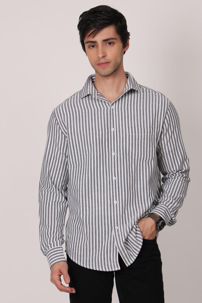 Mens Shirt - Beige Brown