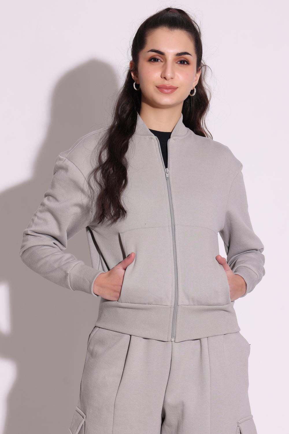 Womens Jackets - Grey