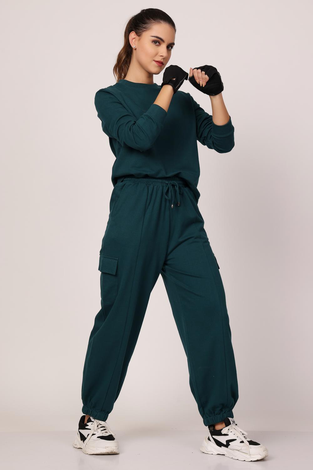 Womens Casual wear Jogger - Green